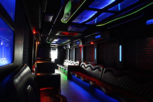 Party Bus 50 Passengers Interior
